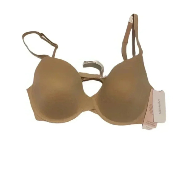 NWT Calvin Klein comfortable lightly lined full coverage memory foam bra 34D - Picture 2 of 2